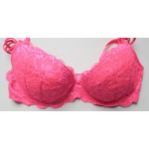 PINK Bra Bright Neon Pink Size 34D